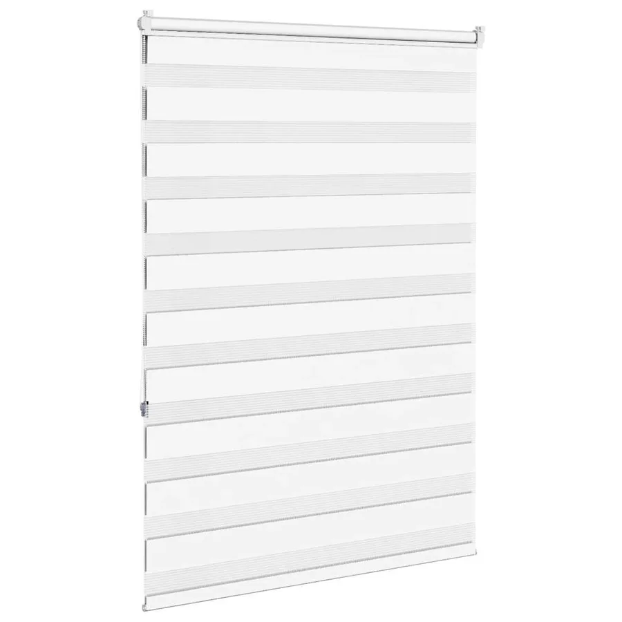 Store zèbre blanc 100x150 cm largeur du tissu 95,9cm polyester - 4