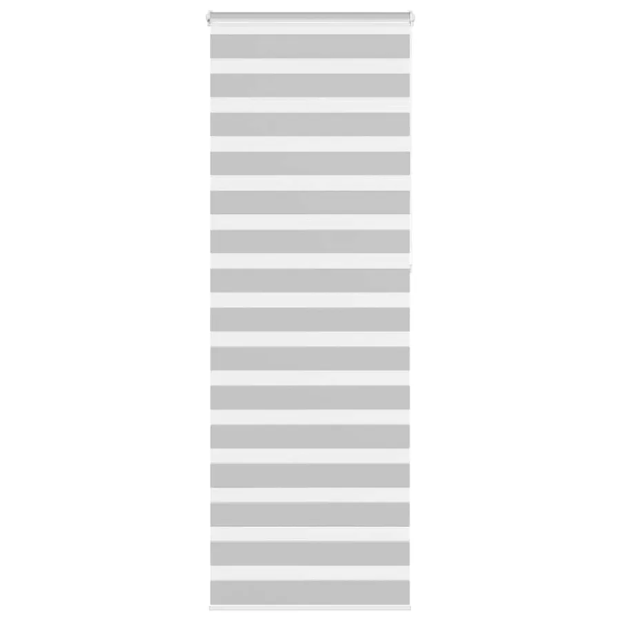 Store zèbre gris clair largeur du tissu 75,9 cm polyester