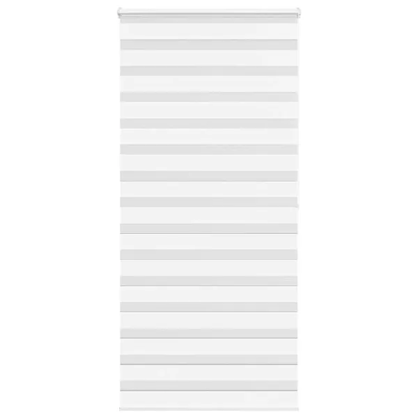 Store zèbre blanc 100x200 cm largeur du tissu 95,9cm polyester
