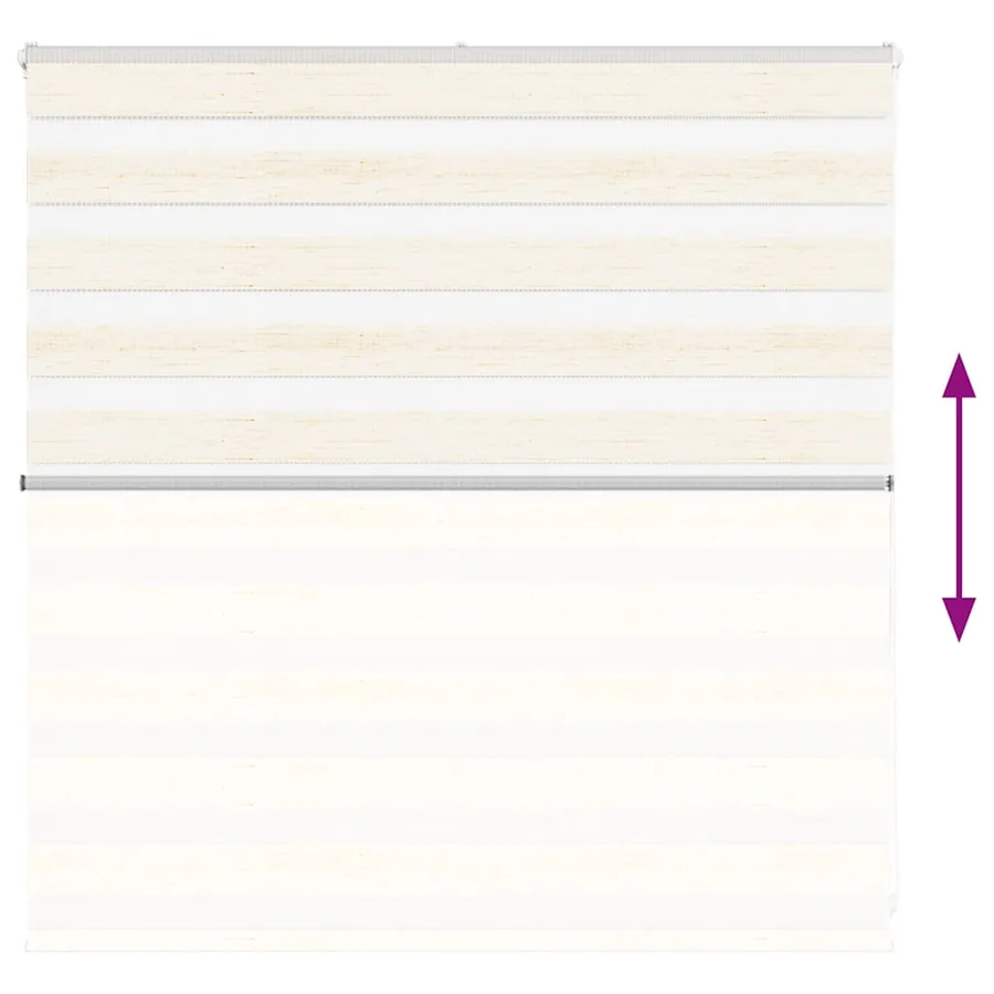 Store zèbre beige marbré largeur du tissu 135,9 cm polyester - 5