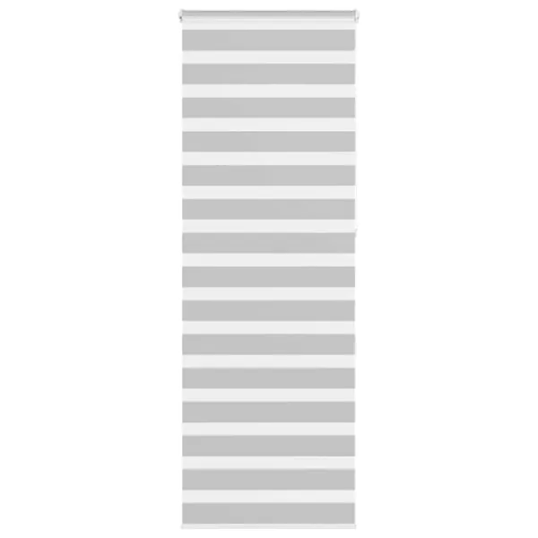 Store zèbre gris clair largeur du tissu 85,9 cm polyester
