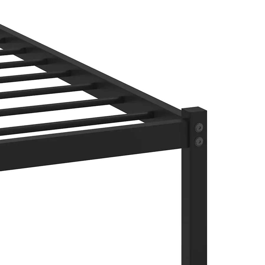 Cadre de lit en métal sans matelas chêne sonoma 135x190 cm - 8