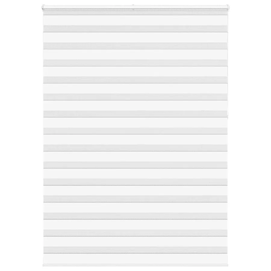 Store zèbre blanc 155x230 cm largeur du tissu 150,9cm polyester