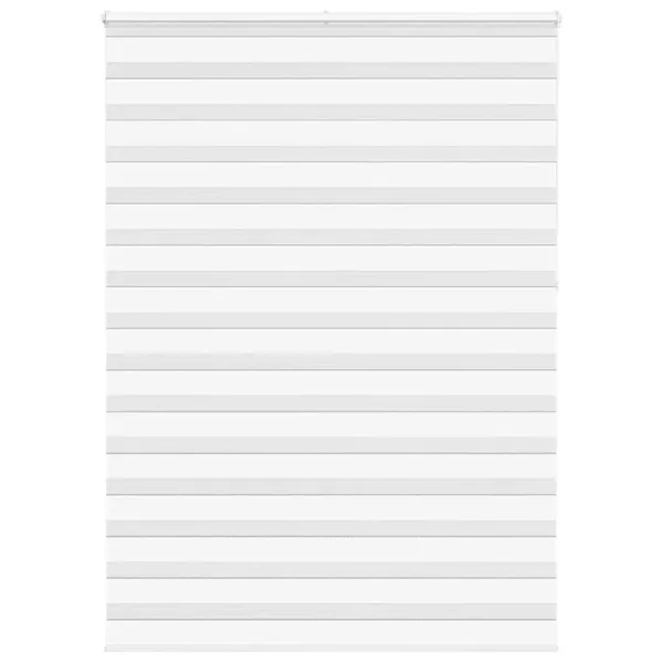 Store zèbre blanc 155x230 cm largeur du tissu 150,9cm polyester