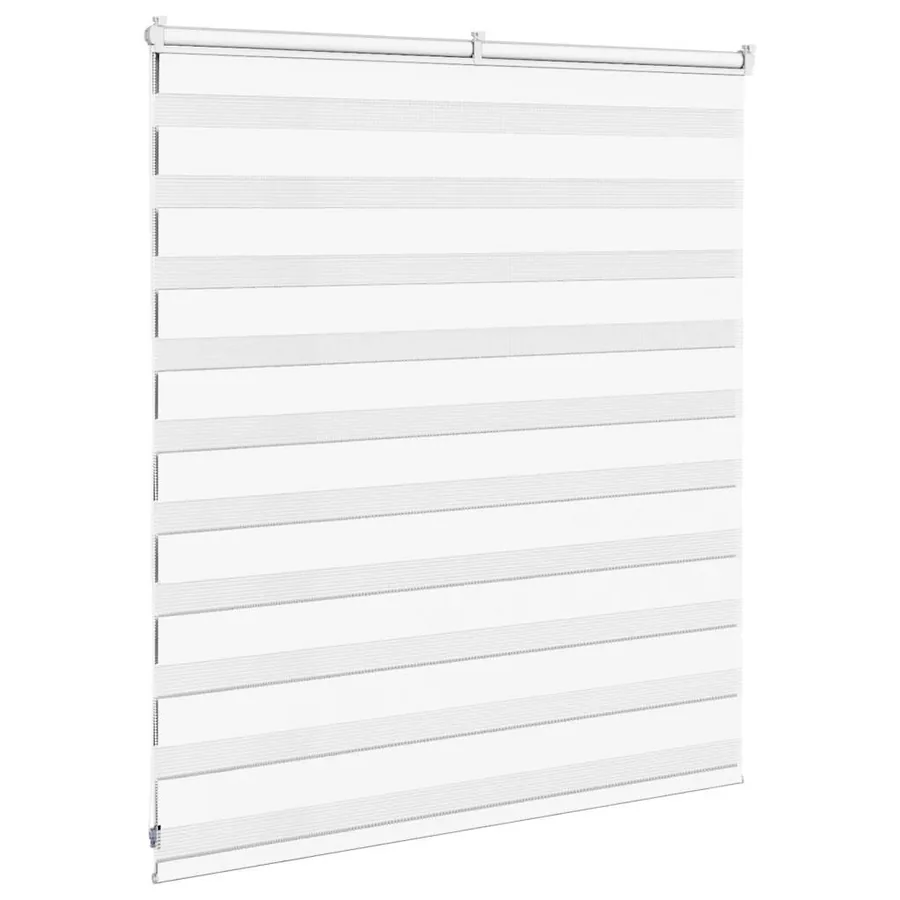Store zèbre blanc 135x100 cm largeur du tissu 130,9cm polyester - 4