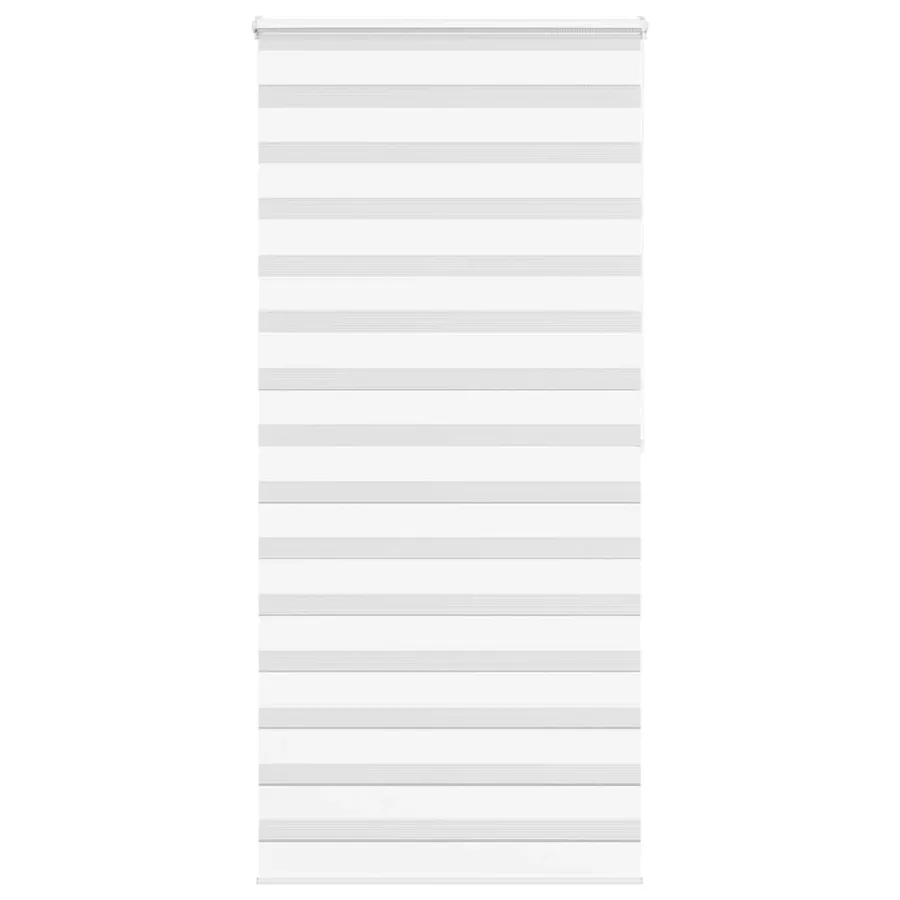 Store zèbre blanc 110x200 cm largeur du tissu 105,9cm polyester