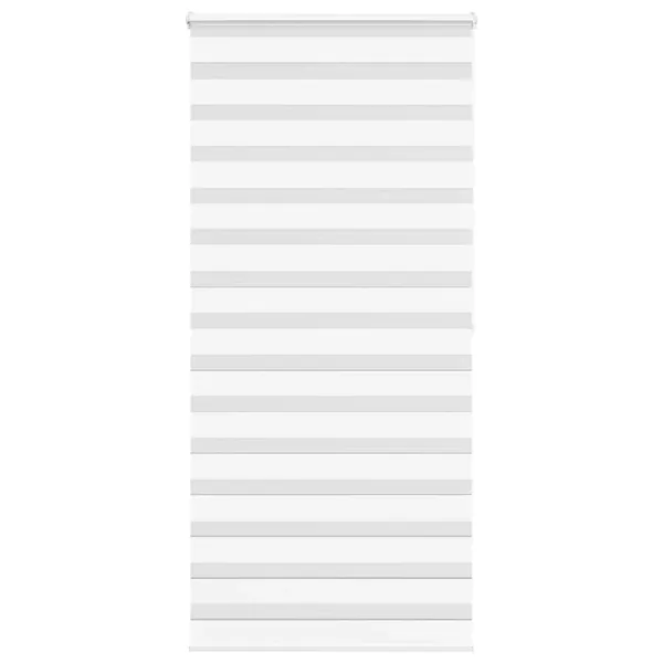 Store zèbre blanc 110x200 cm largeur du tissu 105,9cm polyester