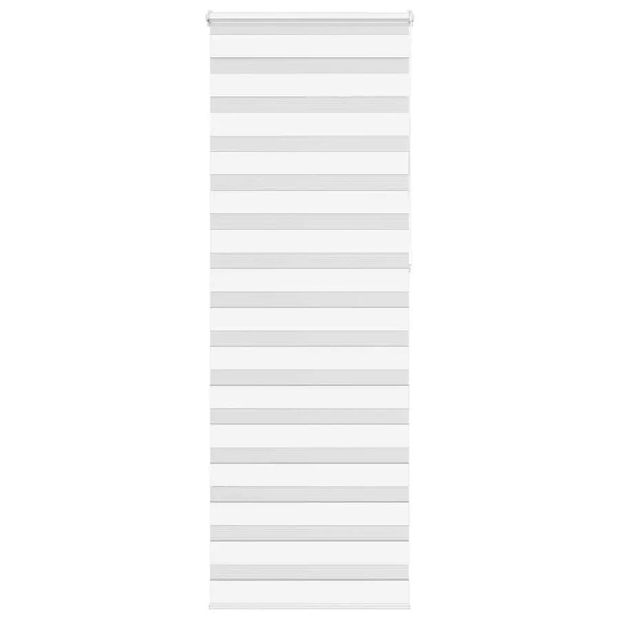 Store zèbre blanc 90x230 cm largeur du tissu 85,9 cm polyester