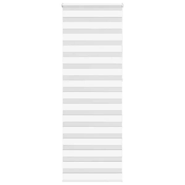 Store zèbre blanc 90x230 cm largeur du tissu 85,9 cm polyester