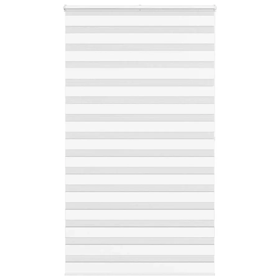 Store zèbre blanc 135x200 cm largeur du tissu 130,9cm polyester