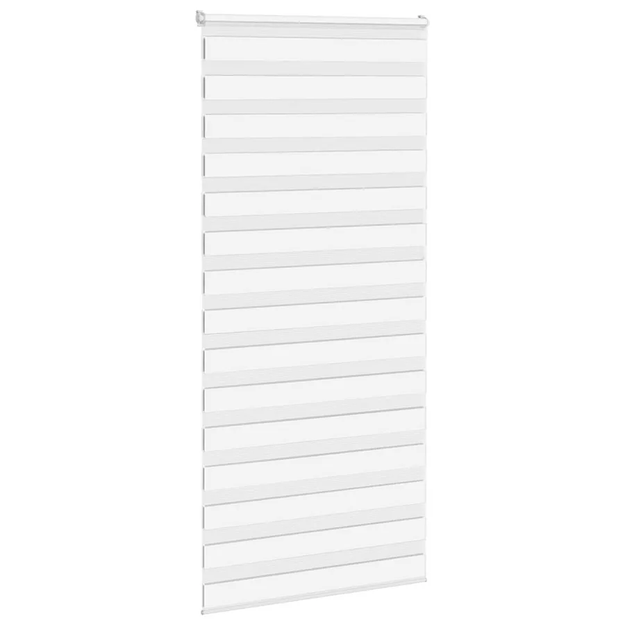 Store zèbre blanc 100x230 cm largeur du tissu 95,9cm polyester - 3