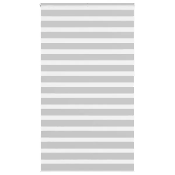 Store zèbre gris clair largeur du tissu 130,9 cm polyester