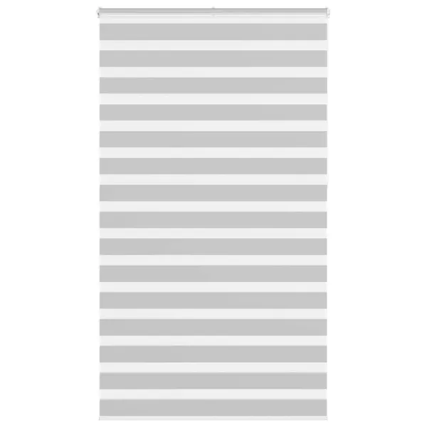 Store zèbre gris clair largeur du tissu 120,9 cm polyester