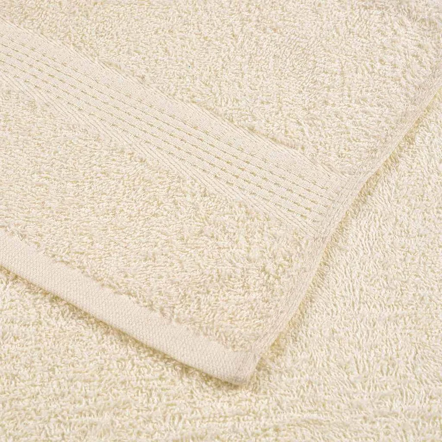 Serviettes de sauna FROGN 10 pcs crème 80x200 cm 360 g/m² - 6