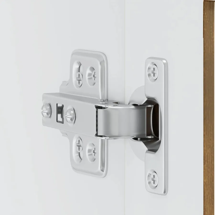 Armoire murale de cuisine avec porte en verre Porto chêne fumé - 9