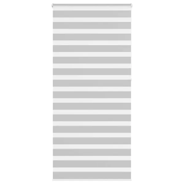 Store zèbre gris clair largeur du tissu 110,9 cm polyester