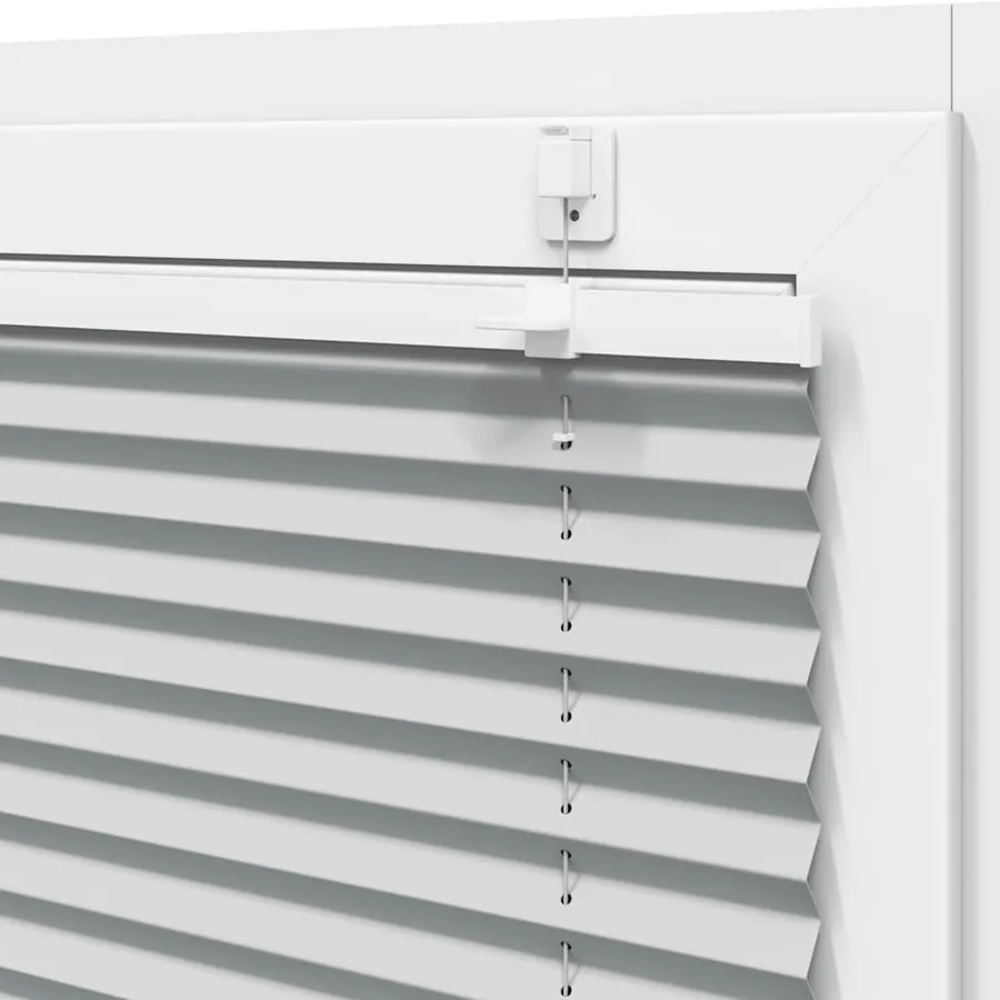 Store plissé gris clair 70x100 cm largeur du tissu 69,4 cm - 10