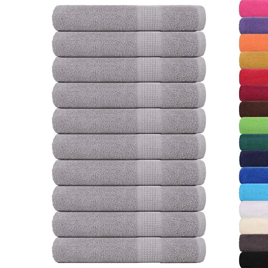 Serviettes FROGN 10 pcs gris 100x200 cm 360 g/m² - 2
