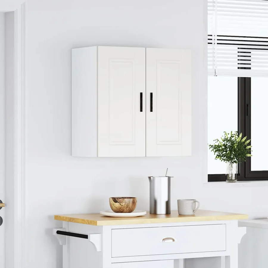 Armoire murale de cuisine Porto blanc bois d'ingénierie - 3