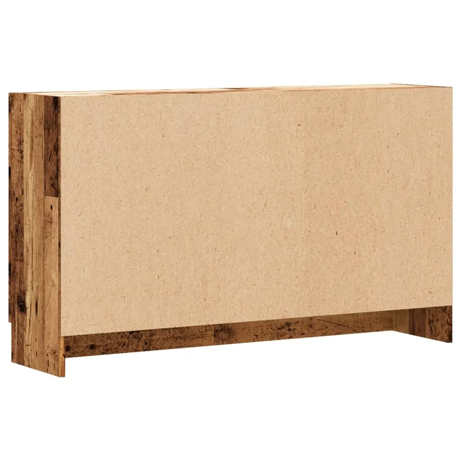 Buffet vieux bois 120x30,5x70 cm bois d'ingénierie - 5