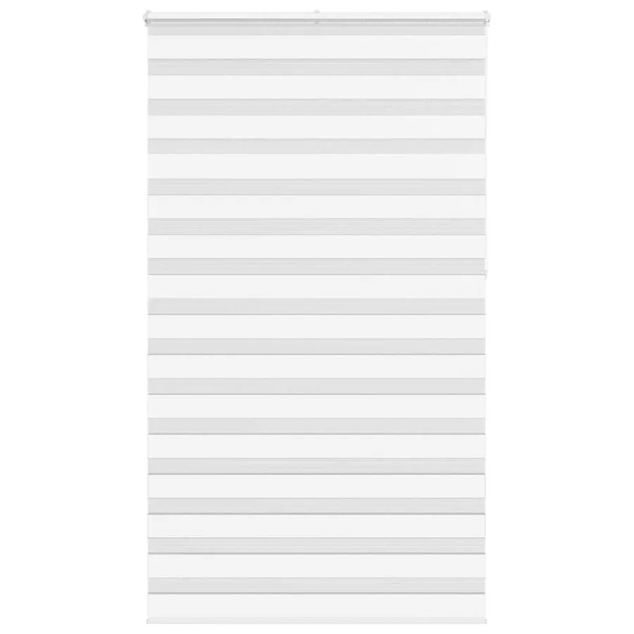 Store zèbre blanc 120x230 cm largeur du tissu 115,9cm polyester
