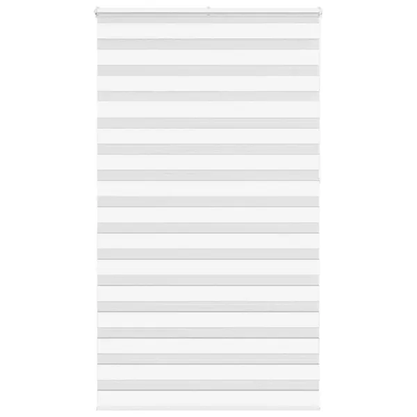 Store zèbre blanc 120x230 cm largeur du tissu 115,9cm polyester