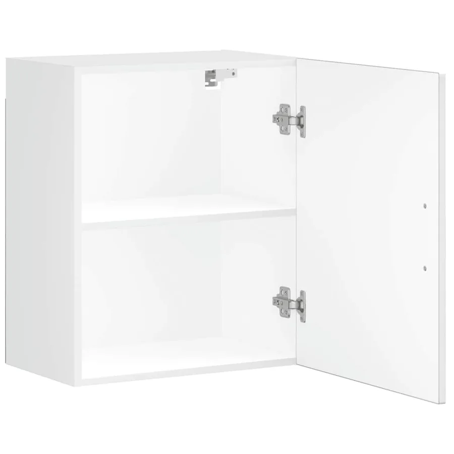 Armoire murale de cuisine Porto blanc brillant bois ingénierie - 6
