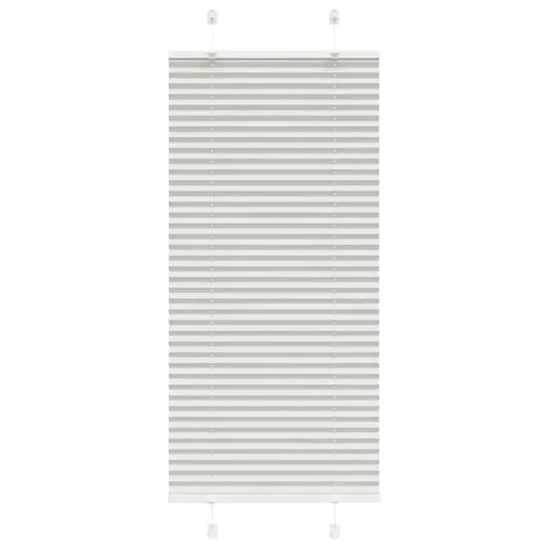 Store plissé gris clair 60x150 cm largeur du tissu 59,4 cm