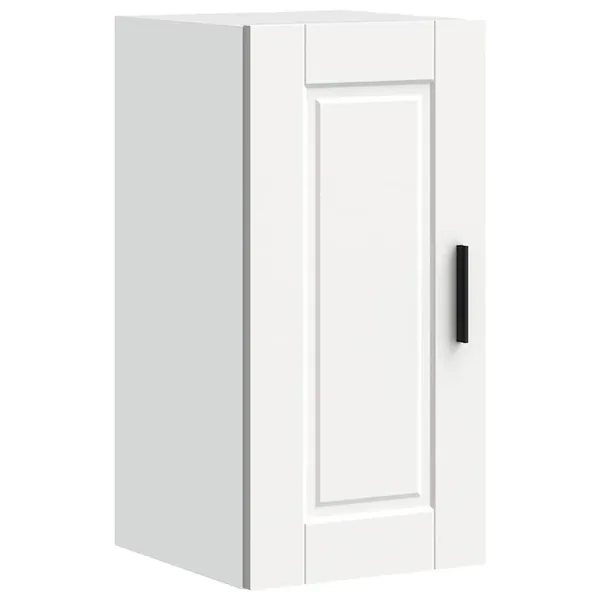 Armoire murale de cuisine Porto blanc bois d'ingénierie
