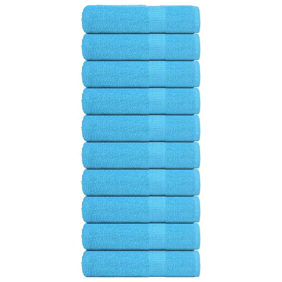 Essuie-mains FROGN 10 pcs turquoise 50x100 cm 360 g/m²