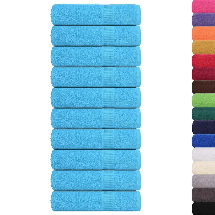 Essuie-mains FROGN 10 pcs turquoise 50x100 cm 360 g/m² - 2