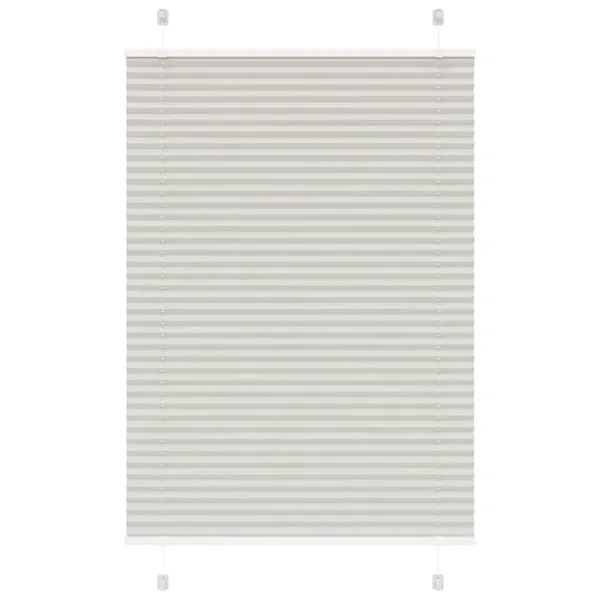 Store plissé gris clair 90x150 cm largeur du tissu 89,4 cm