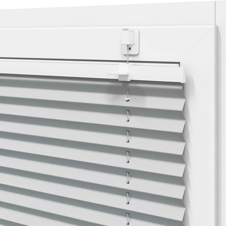 Store plissé gris clair 90x150 cm largeur du tissu 89,4 cm - 10