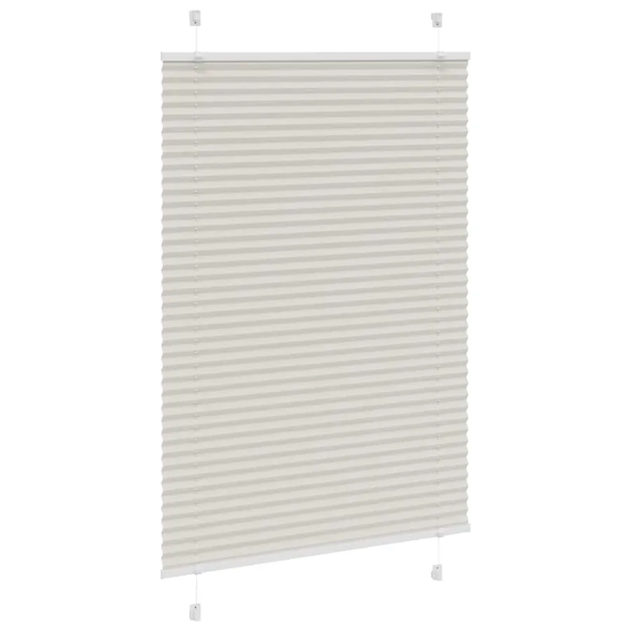 Store plissé gris clair 90x150 cm largeur du tissu 89,4 cm - 3