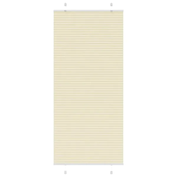 Store plissé crème 100x200cm largeur du tissu 99,4 cm polyester