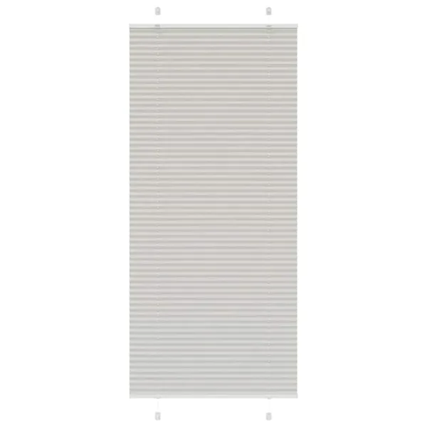 Store plissé gris clair 100x200cm largeur du tissu 99,4 cm