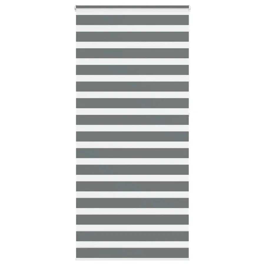 Store zèbre gris foncé largeur du tissu 90,9 cm polyester
