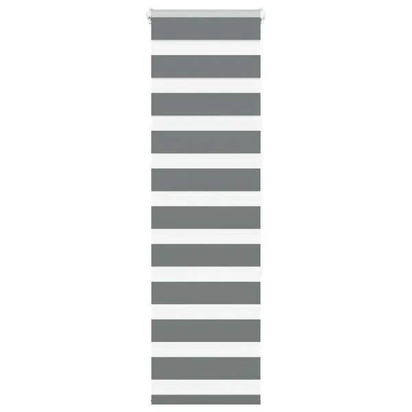 Store zèbre gris foncé largeur du tissu 45,9 cm polyester