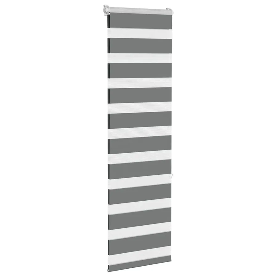 Store zèbre gris foncé largeur du tissu 45,9 cm polyester - 3