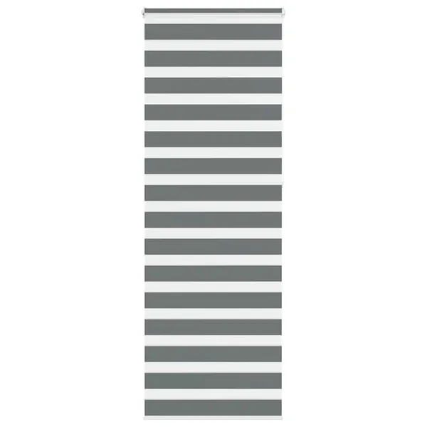 Store zèbre gris foncé largeur du tissu 65,9 cm polyester