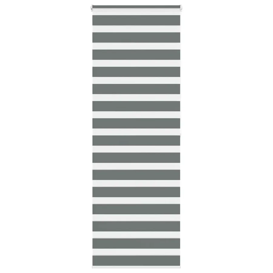 Store zèbre gris foncé largeur du tissu 80,9 cm polyester
