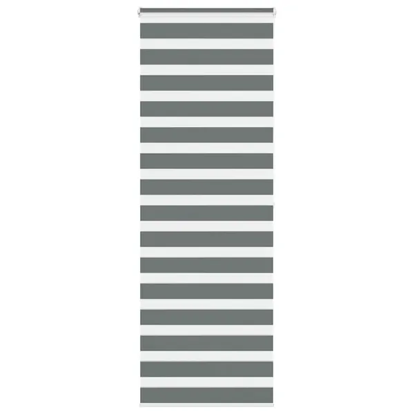 Store zèbre gris foncé largeur du tissu 80,9 cm polyester