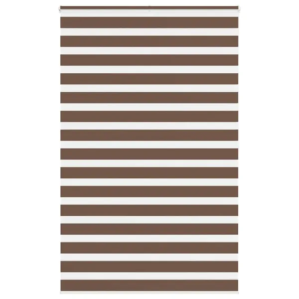 Store zèbre marron 145x200cm largeur du tissu 140,9cm polyester