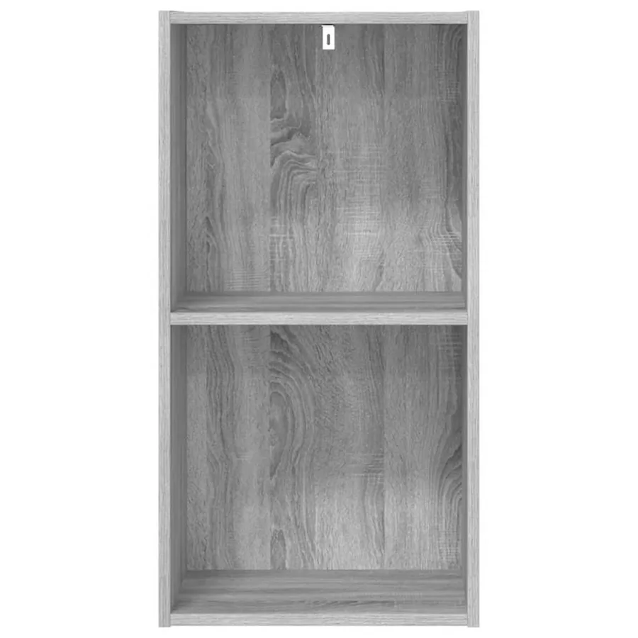 Bibliothèque sonoma gris 40x30x77 cm bois d'ingénierie - 4