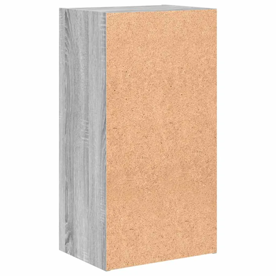 Bibliothèque sonoma gris 40x30x77 cm bois d'ingénierie - 5
