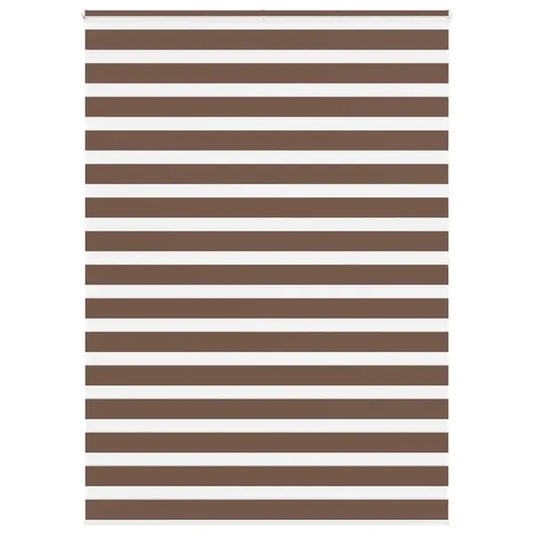 Store zèbre marron 155x200cm largeur du tissu 150,9cm polyester