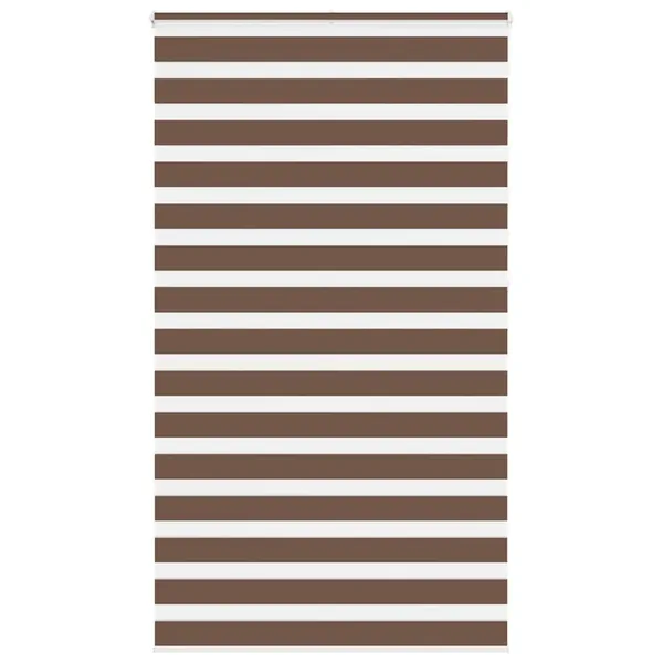 Store zèbre marron 120x230cm largeur du tissu 115,9cm polyester