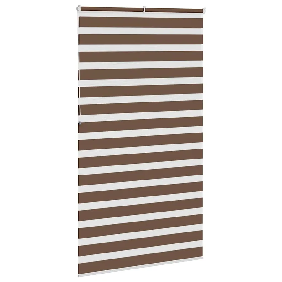 Store zèbre marron 120x230cm largeur du tissu 115,9cm polyester - 4
