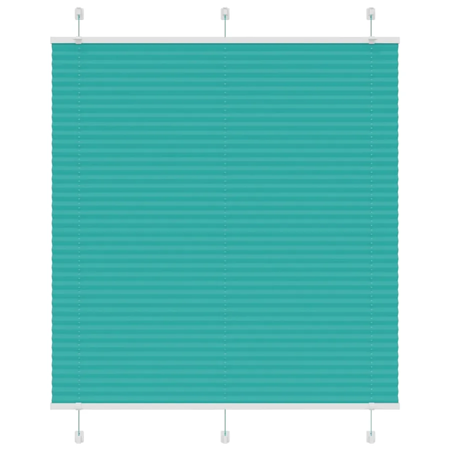 Store plissé vert pétrole 115x150cm largeur du tissu 114,4cm