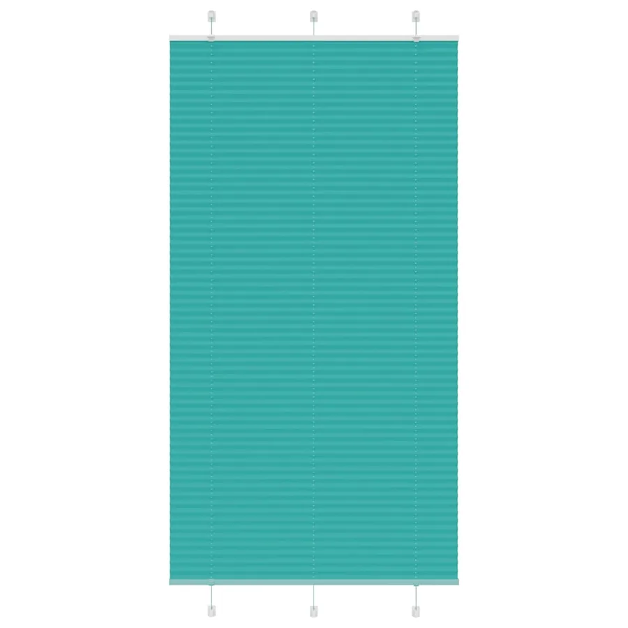 Store plissé vert pétrole 110x200cm largeur du tissu 109,4cm